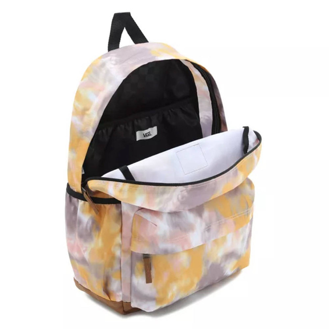 Plecak do szkoły Vans Realm Plus - golden tie dye + piórnik szachownica