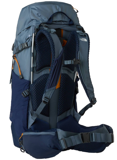 Plecak trekkingowy The North Face Trail Lite 50 - granite grey / summit navy / dust orange