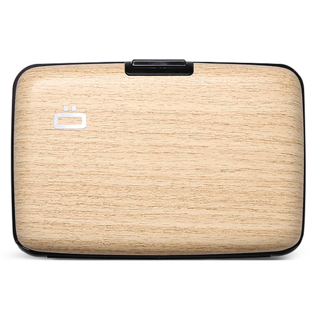 Portfel aluminiowy Ogon Design Stockholm - bamboo