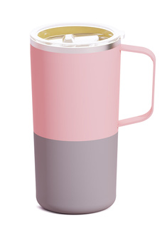 Kubek termiczny ceramiczny Asobu Tower - pastel peach