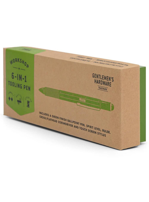 Wielofunkcyjny długopis Gentlemen's Hardware 6-in-1 Tooling Pen - olive