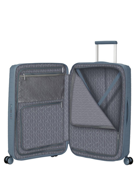 Walizka średnia American Tourister FastForward - steel blue