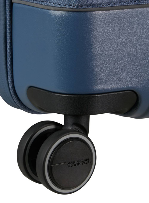 Walizka kabinowa American Tourister Urban Track 55 cm - coated navy / orange