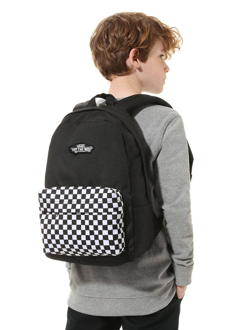 Plecak dziecięcy Vans New Skool 20 l - black/checkerboard