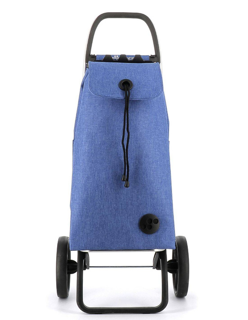 Wózek na zakupy 2 duże koła składany Rolser I-Max TWEED 2LRSG - blue