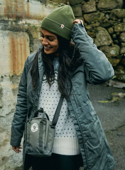 Czapka dzianinowa Fjallraven Tab Hat - dark grey