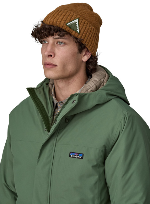 Czapka klasyczna Patagonia Brodeo Beanie - dawn tracks patch / shelter brown