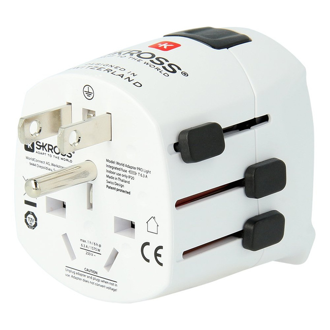 Adapter podróżny uniwersalny Skross PRO Light