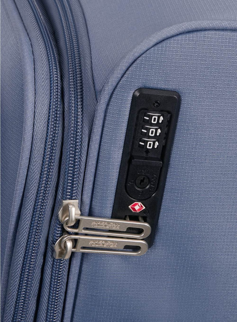 Walizka średnia American Tourister Cloudrider M Exp - stone blue