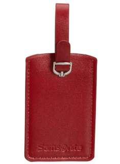 Zestaw 2 zawieszek adresowych do bagażu Samsonite Luggage Tag - red