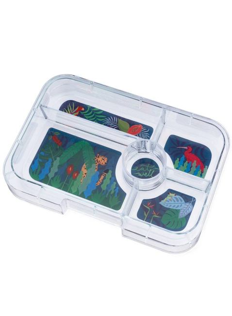 Lunchbox do pracy XL Yumbox Tapas 5 sekcji - palm green / jungle