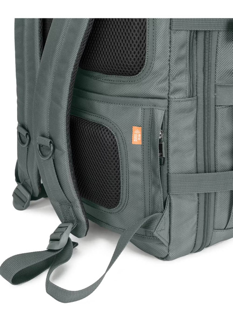 Plecak podróżny poszerzany Puccini Easy Pack Laptop 16" - zielony