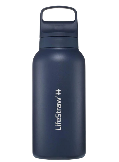 Butelka termiczna z filtrem LifeStraw Go Steel 1 l - aegean sea