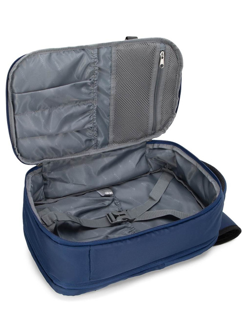 Plecak kabinowy z poszerzeniem Wittchen Free on Board 24 l - granatowy