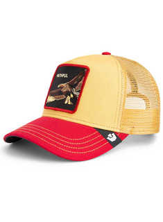 Czapka z daszkiem Goorin Bros The Faithful Eagle Trucker - gold / red