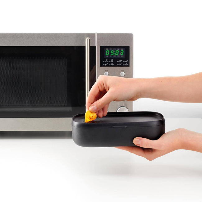 Dwupoziomowy lunchbox Lekue TO GO 2 x 500 ml - turquoise