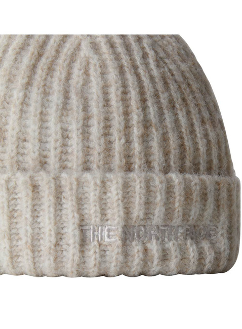 Czapka zimowa The North Face Fohair Cabin Beanie - white dune