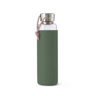 Szklana butelka na wodę 600 ml Black + Blum - olive