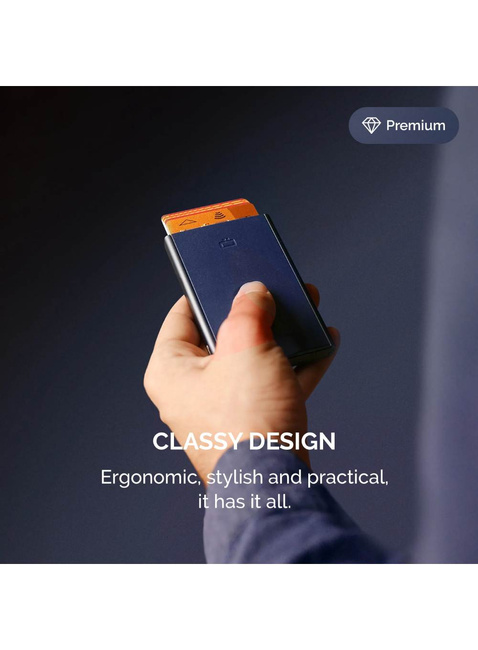 Etui aluminiowe na karty Ogon Design Slider - liberty