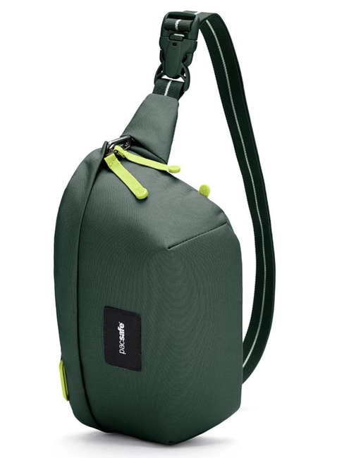 Torba biodrowa antykradzieżowa Pacsafe Go Sling - spruce green