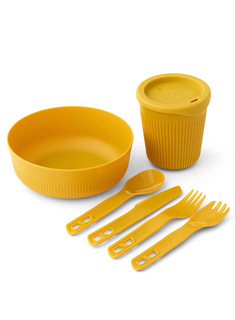 Turystyczna zastawa stołowa Sea to Summit Passage 6 PC - arrowwood yellow