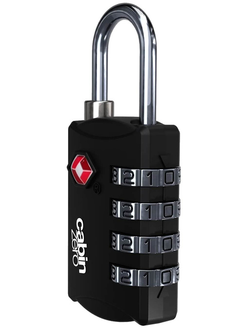 Kłódka szyfrowa do bagażu CabinZero TSA Travel Lock - absolute black