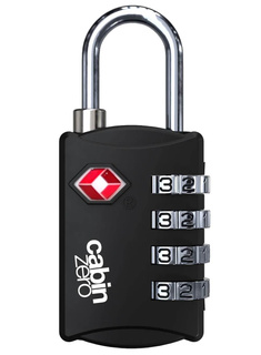 Kłódka szyfrowa do bagażu CabinZero TSA Travel Lock - absolute black