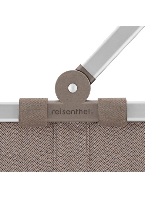 Koszyk na zakupy plażę Reisenthel Carrybag - herringbone mokka
