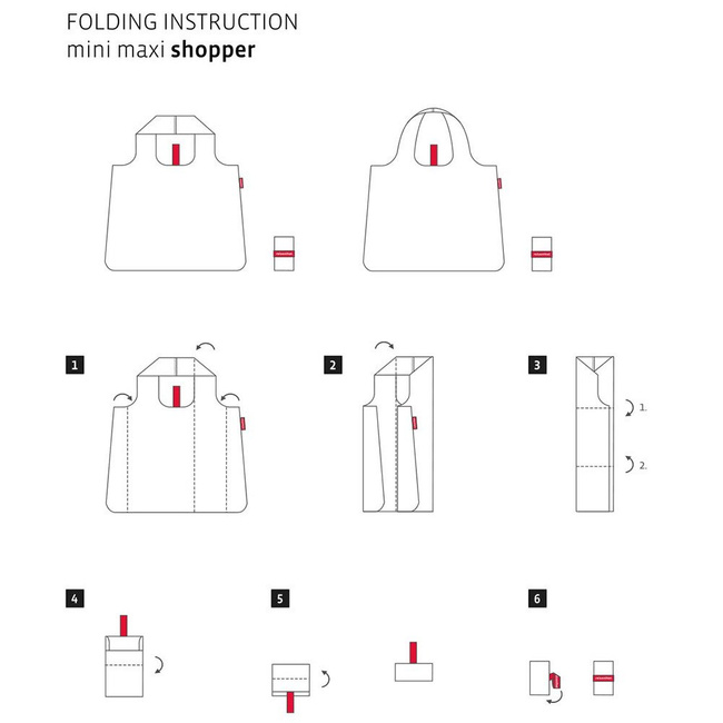 Torba na zakupy Reisenthel Mini Maxi Shopper - glencheck red