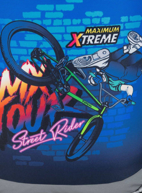 Plecak szkolny dziecięcy Topgal COCO klasy 1-4 - rower BMX