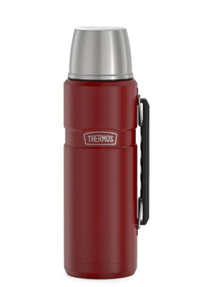 Termos z uchwytem Thermos Stainless King™ Beverage Bottle 1,2 l - rustic red