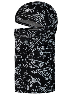 Kominiarka dziecięca Buff ThermoNet® Hinged Balaclava - tivat black