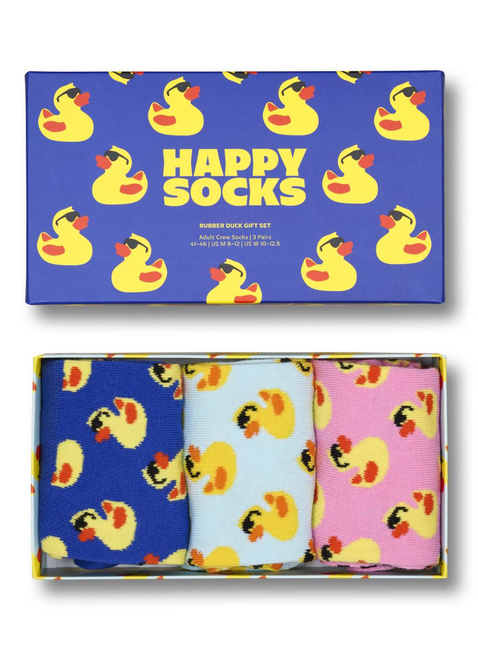 Skarpety 3 pary Happy Socks 3-Pack Gift Set - rubber duck