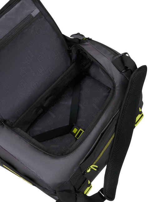 Torba plecak American Tourister Urban Track M Duffle Bag / Backpack - black / lime