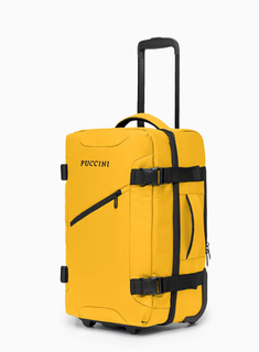 Walizka kabinowa z funkcją plecaka Puccini Colorado - żółty