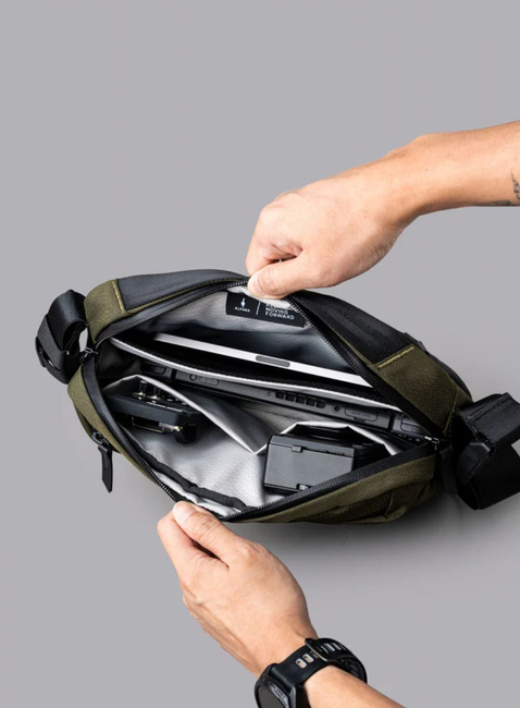 Torba na ramię crossbody Alpaka Go Sling Mini V2 Axoflux - army green