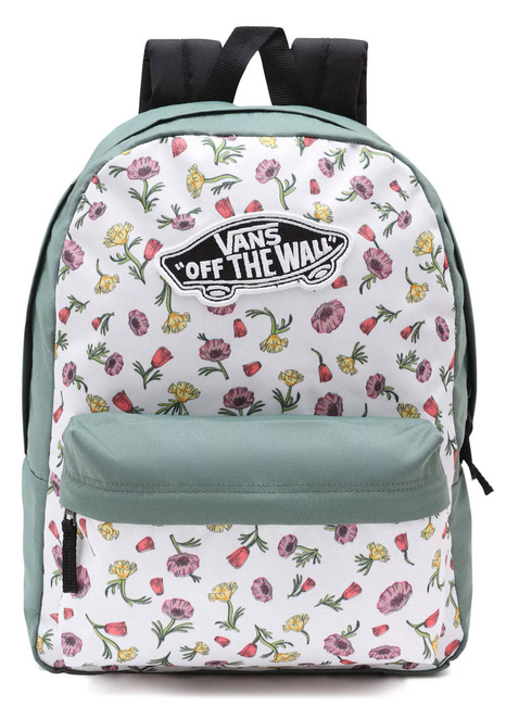 Plecak codzienny Vans Realm 22 l - ditsy poppy floral marshmallow / duck green