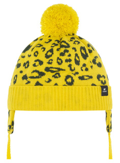 Czapka zimowa dziecięca Eisbar Lilie Ear Pompon Kids - yellow