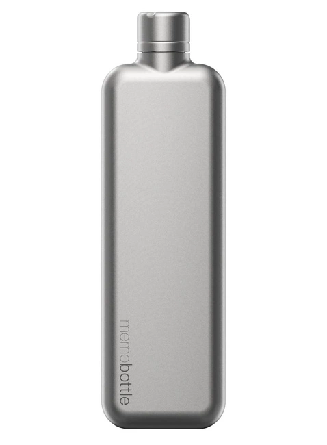 Butelka na wodę Memobottle Stainless Steel Slim 0,6 l - satin