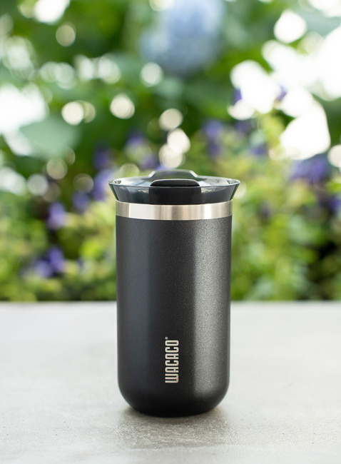 Kubek termiczny turystyczny Wacaco Octaroma Lungo 300 ml - onyx black