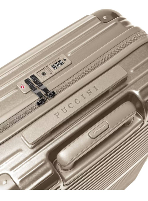 Walizka średnia Puccini Dallas - szampański