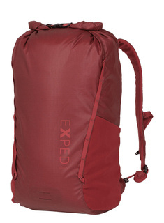 Plecak wodoodporny Exped Typhoon 25 - burgundy / coral