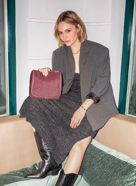 Kosmetyczka Reisenthel Toiletbag - twist maroon
