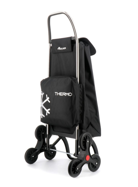 Wózek na zakupy Rolser I-Max Thermo Zen z 6 kołami- black