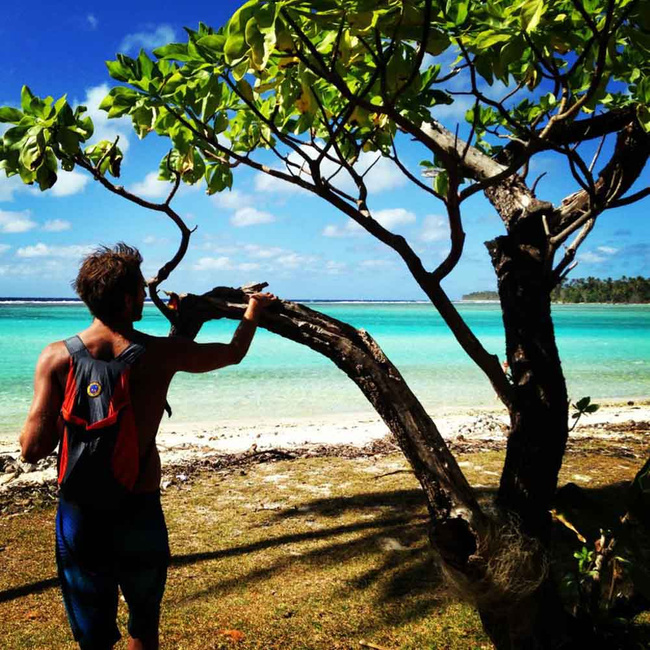 Plecak składany Mini Backpack 15 l Ticket To The Moon - szaro-pomarańczowy