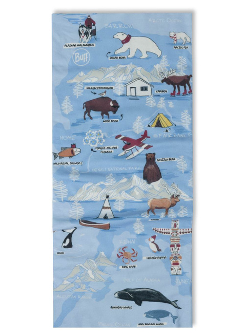 Chusta wielofunkcyjna Buff Original EcoStretch - imus washed blue