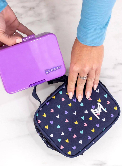 Lanczówka do szkoły na przekąski Montii Mini Lunch Bag - hearts