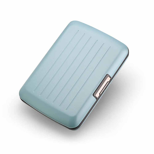 Portfel aluminiowy Ogon Design Stockholm V2 matt paint - arctic blue
