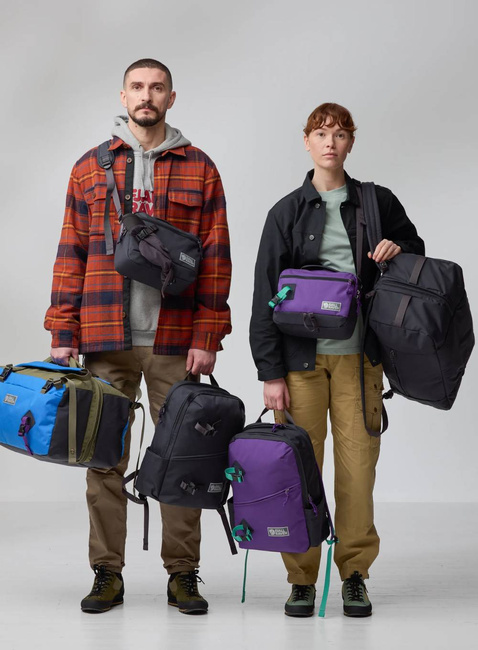 Torba miejska Fjallraven Vardag Shoulder Bag 6 - violette / coal black