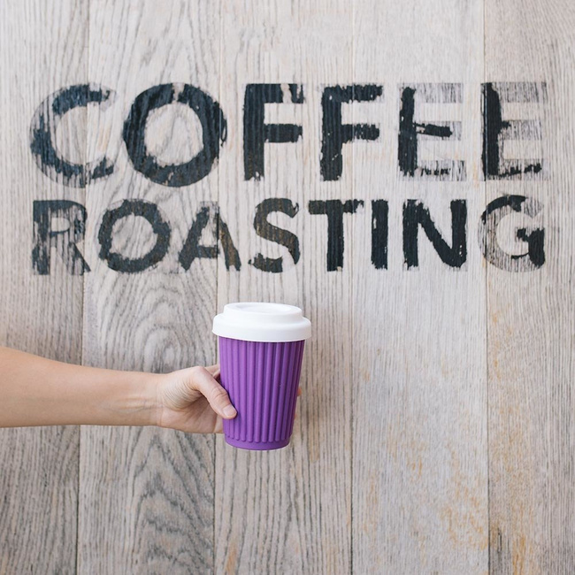 Kubek silikonowy na napoje Onya Regular Coffee Cup - black